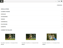 Tablet Screenshot of kidsoutdoorplayequipment.co.uk